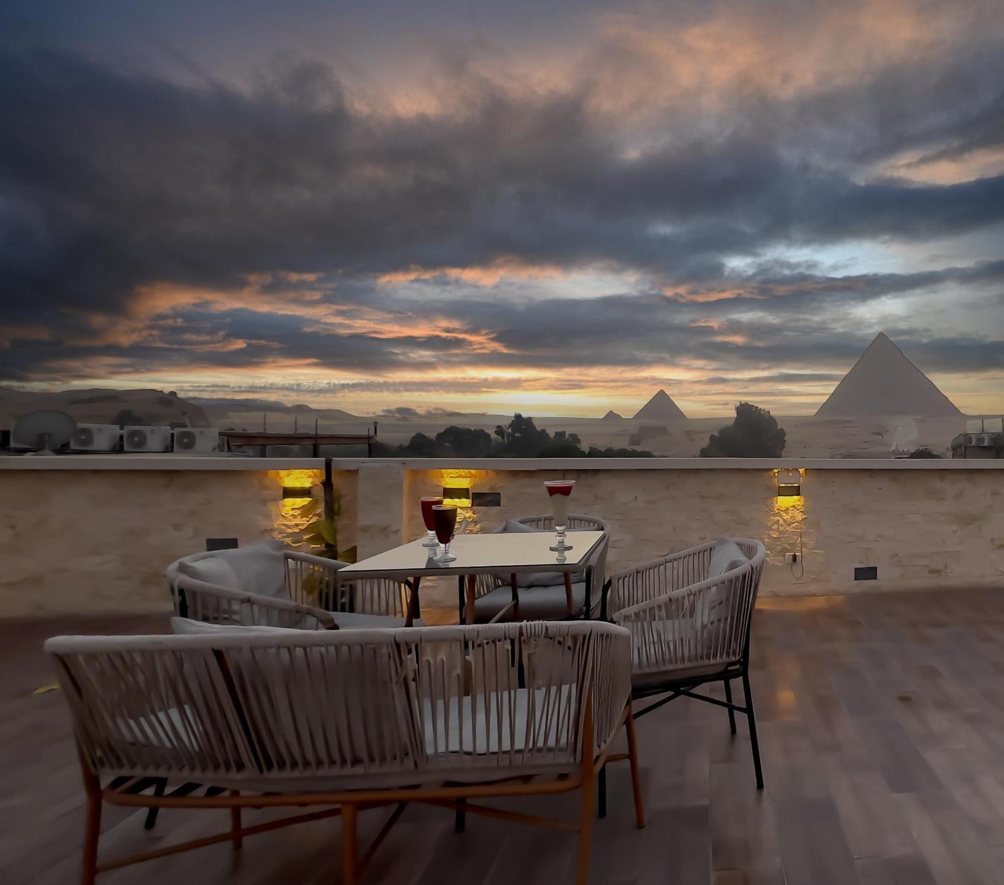 Pyramids Glory Inn Kafret el-Gabal Exteriér fotografie